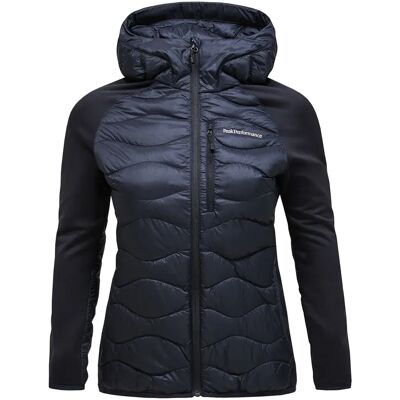 Peak Performance Helium Down Hybrid Capucha Negra Mujer - Chaqueta Peak Performance Helium Down Hybrid Capucha Negra Mujer - Chaqueta