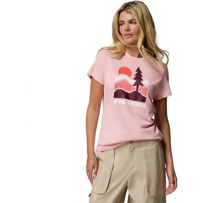 Columbia Camiseta De Manga Corta Ruby Springs™ Graphic Fitted Pink Sand / Get Hiked M Columbia Camiseta De Manga Corta Ruby Springs™ Graphic Fitted Pink Sand / Get Hiked M