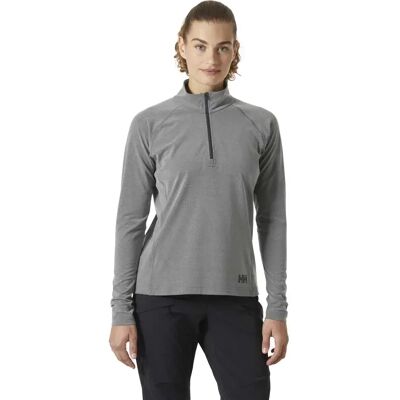Helly Hansen Forro Polar Con Media Cremallera Tyri Ebony Melange L Helly Hansen Forro Polar Con Media Cremallera Tyri Ebony Melange L
