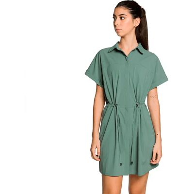 Trangoworld Vestido De Manga Corta Odina Blue Grey L Trangoworld Vestido De Manga Corta Odina Blue Grey L