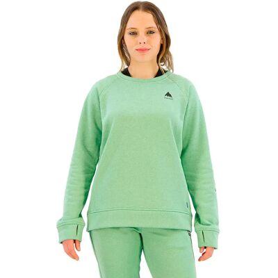 Burton Forro Polar Oak Crewneck Soft Sage Heather M Burton Forro Polar Oak Crewneck Soft Sage Heather M