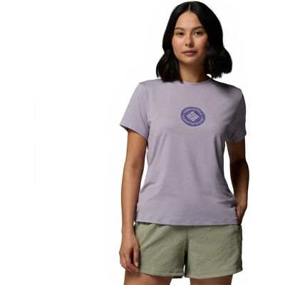 Columbia Camiseta De Manga Corta Parsons Point™ Graphic Lavender Pearl Heather / Gem Focused S Columbia Camiseta De Manga Corta Parsons Point™ Graphic Lavender Pearl Heather / Gem Focused S