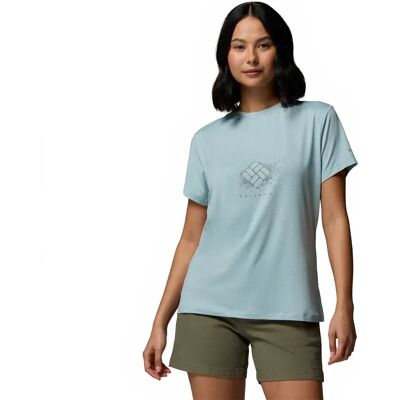 Columbia Camiseta De Manga Corta Parsons Point™ Graphic Marine Light Heather / Splattered XS Columbia Camiseta De Manga Corta Parsons Point™ Graphic Marine Light Heather / Splattered XS