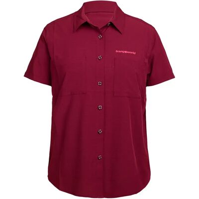 Trangoworld Camisa De Manga Corta Loriga Bordeaux L Trangoworld Camisa De Manga Corta Loriga Bordeaux L