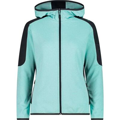 CMP Fix Hood Damen - Fieltro ligero, Elástico, Oeko-Tex - Chaqueta CMP Fix Hood Damen - Fieltro ligero, Elástico, Oeko-Tex - Chaqueta