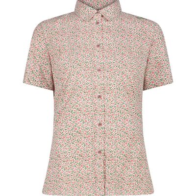 Cmp Camisa De Manga Corta 34s6166 Orchidea / Salvia / B.Co L Cmp Camisa De Manga Corta 34s6166 Orchidea / Salvia / B.Co L