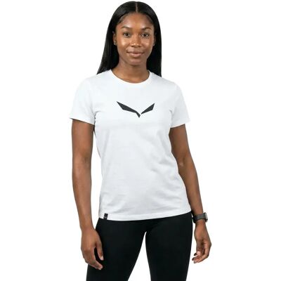 Salewa Camiseta De Manga Corta Solid Dry White New Logo 42 Salewa Camiseta De Manga Corta Solid Dry White New Logo 42