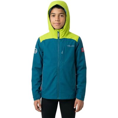 Trollkids Chaqueta Bergen Petrol / Lime 98 cm Trollkids Chaqueta Bergen Petrol / Lime 98 cm