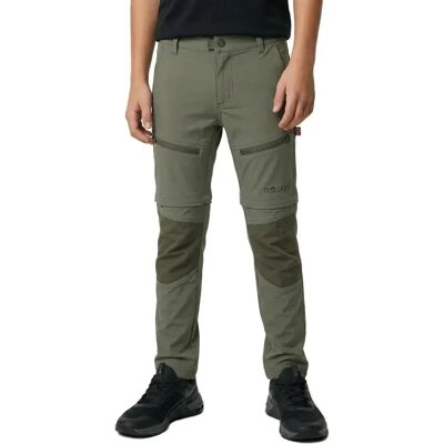 Trollkids Pantalones Nordfjord Zip-off Slim Fit Clay Green 146 cm Trollkids Pantalones Nordfjord Zip-off Slim Fit Clay Green 146 cm