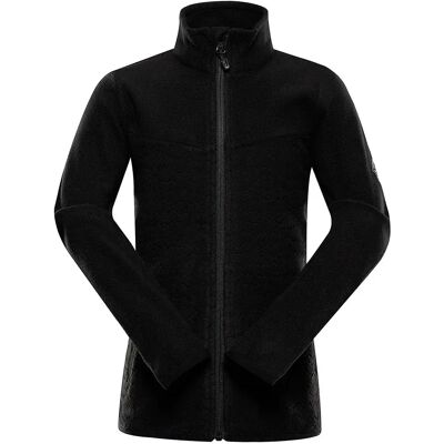 Alpine Pro Sudadera Con Cremallera Siuso 3 Black 92-98 cm Alpine Pro Sudadera Con Cremallera Siuso 3 Black 92-98 cm