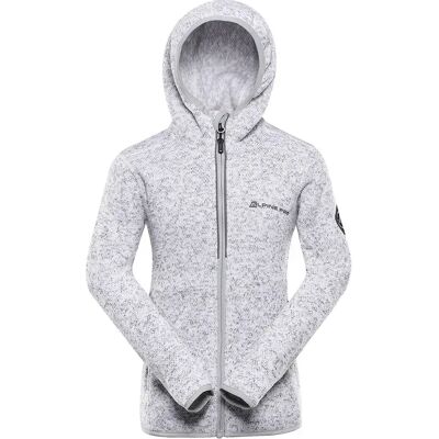 Alpine Pro Sudadera Con Cremallera Zego 2 White 116-122 cm Alpine Pro Sudadera Con Cremallera Zego 2 White 116-122 cm
