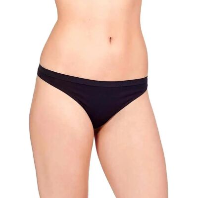 Icebreaker Tanga Siren Merino Black / Black XL Icebreaker Tanga Siren Merino Black / Black XL