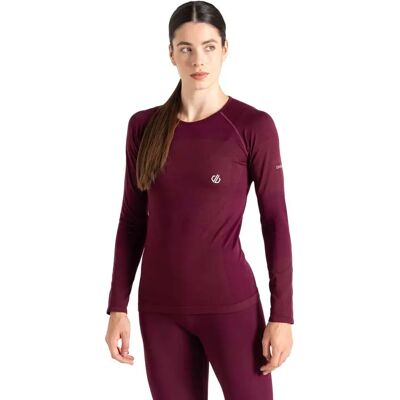 Dare2b Mujer En La Zona III Camiseta de Manga Larga Base - Rendimiento, SeamSmart, Transpirable Dare2b Mujer En La Zona III Camiseta de Manga Larga Base - Rendimiento, SeamSmart, Transpirable