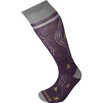Lorpen Calcetines Largos S2mwc 2 Pares Grey / Plum EU 34-37 Lorpen Calcetines Largos S2mwc 2 Pares Grey / Plum EU 34-37