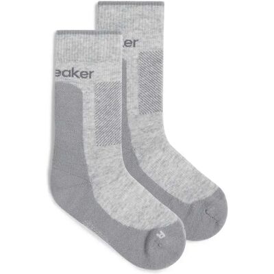 Icebreaker Calcetines Crew Merino Hike+ Medium Blizzard Heather / Alloy EU 38-40 Icebreaker Calcetines Crew Merino Hike+ Medium Blizzard Heather / Alloy EU 38-40
