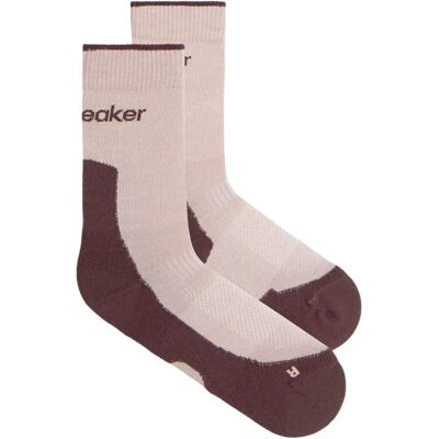 Icebreaker Calcetines Crew Merino Hike+ Light Pink Quartz / Java EU 41-43 Icebreaker Calcetines Crew Merino Hike+ Light Pink Quartz / Java EU 41-43
