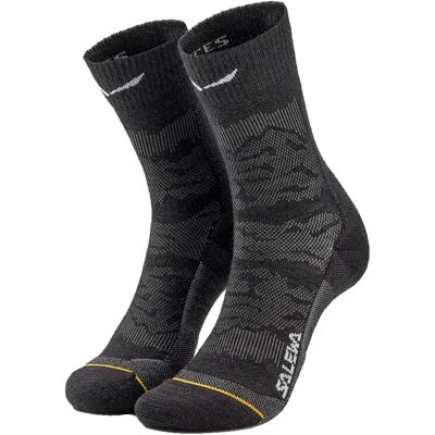 Salewa Calcetines Crew Ortles Am Black Out EU 42-44 Salewa Calcetines Crew Ortles Am Black Out EU 42-44