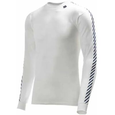 Helly Hansen Camiseta Interior De Manga Larga Dry Stripe Crew White M Helly Hansen Camiseta Interior De Manga Larga Dry Stripe Crew White M