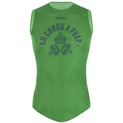 Santini Camiseta Interior Sin Mangas Uci Villach 1987 Green XS Santini Camiseta Interior Sin Mangas Uci Villach 1987 Green XS