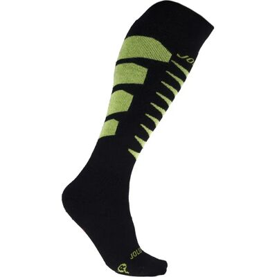 Joluvi Calcetines Thermolite Ski Pro 2 Pares Black / Neon Yellow EU 39-42 Joluvi Calcetines Thermolite Ski Pro 2 Pares Black / Neon Yellow EU 39-42
