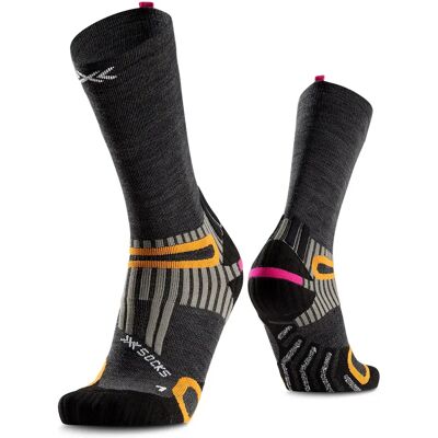 X-socks Calcetines Crew Hike Anatomix Merino Heather Grey EU 35-36 X-socks Calcetines Crew Hike Anatomix Merino Heather Grey EU 35-36