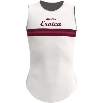 Santini Camiseta Interior Sin Mangas Eroica Timo White XL Santini Camiseta Interior Sin Mangas Eroica Timo White XL