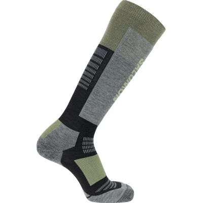 Salomon Calcetines S/blaze Black / Oil Green EU 45-47 Salomon Calcetines S/blaze Black / Oil Green EU 45-47