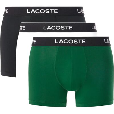 Lacoste Boxers Core Performance Green / White / Black 2XL Lacoste Boxers Core Performance Green / White / Black 2XL