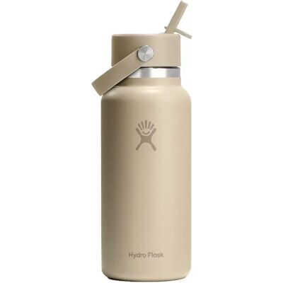 Hydro Flask Botella Térmica Wide Flex 947ml Oat / Straw Cap One Size Hydro Flask Botella Térmica Wide Flex 947ml Oat / Straw Cap One Size