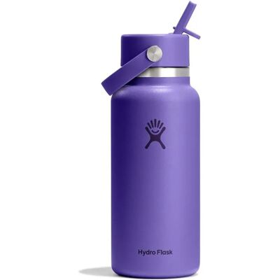 Hydro Flask Botella Térmica 32 Oz Wide Flex Straw Cap Utopia Purple One Size Hydro Flask Botella Térmica 32 Oz Wide Flex Straw Cap Utopia Purple One Size