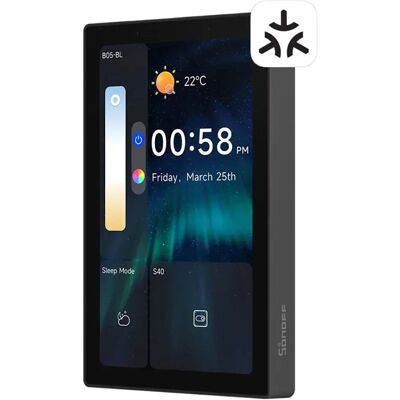 Sonoff Termostato Inteligente Nspanel Pro 120 Smart Control Wifi Black One Size Sonoff Termostato Inteligente Nspanel Pro 120 Smart Control Wifi Black One Size