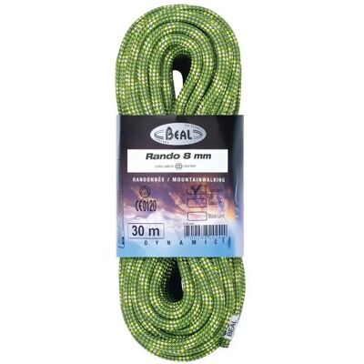 Beal Rando 8MM Verde 48m - Cuerda de Escalada Beal Rando 8MM Verde 48m - Cuerda de Escalada