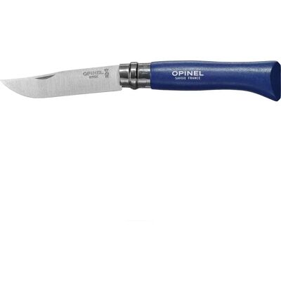 Opinel Navaja Pocket No.08 Beech Wood Dark Blue One Size Opinel Navaja Pocket No.08 Beech Wood Dark Blue One Size