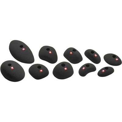 Conjunto de presas de escalada Ocun - 2 slopers - Negro/transparente Conjunto de presas de escalada Ocun - 2 slopers - Negro/transparente