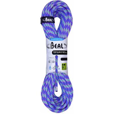 Beal Cuerda Top Gun Ii Golden Dry 10.5 Mm Blue 60 m Beal Cuerda Top Gun Ii Golden Dry 10.5 Mm Blue 60 m