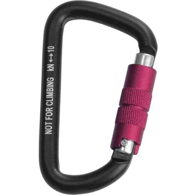 Rock Empire Mosquetón Zrc062 Black / Red One Size Rock Empire Mosquetón Zrc062 Black / Red One Size
