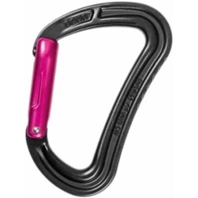 Ocun Mosquetón Raven Straight Anthracite / Pink One Size Ocun Mosquetón Raven Straight Anthracite / Pink One Size