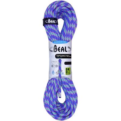 Beal Cuerda Top Gun Dry Cover 10.5 Mm Multicolor 200 m Beal Cuerda Top Gun Dry Cover 10.5 Mm Multicolor 200 m