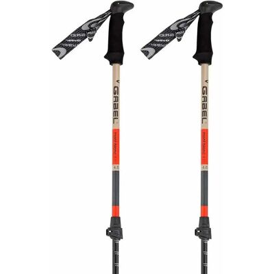 Gabel Bastones Mont Blanc 4.0 Red 66-141 cm Gabel Bastones Mont Blanc 4.0 Red 66-141 cm