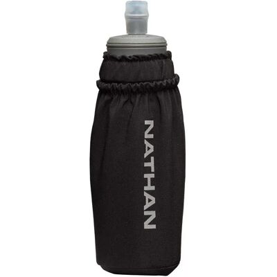 Nathan Botella Blanda Pinnacle 414ml Black / Reflective Silver One size Nathan Botella Blanda Pinnacle 414ml Black / Reflective Silver One size