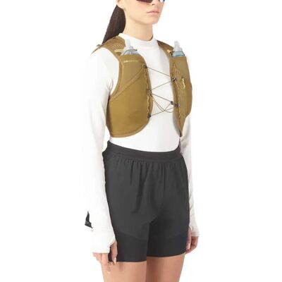 Salomon Chaleco De Hidratación Active Skin 8l Set Brilliant Olive / Willow XS Salomon Chaleco De Hidratación Active Skin 8l Set Brilliant Olive / Willow XS