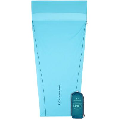 Lifeventure Saco De Dormir Coolmax Liner-mummy Blue 220 cm Lifeventure Saco De Dormir Coolmax Liner-mummy Blue 220 cm