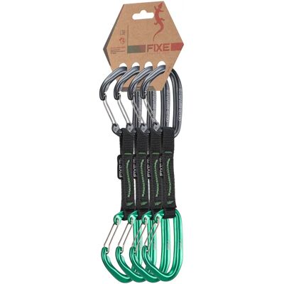 Fixe Climbing Gear Cinta Express Puput Wire Pack 4 Unidades Green 18 cm Fixe Climbing Gear Cinta Express Puput Wire Pack 4 Unidades Green 18 cm