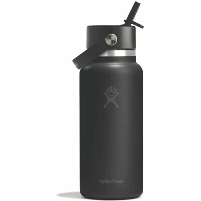 Hydro Flask Tapa De Botella Wide Flex Straw-32 Oz Black 32 oz Hydro Flask Tapa De Botella Wide Flex Straw-32 Oz Black 32 oz
