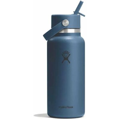 Hydro Flask Tapa De Botella Wide Flex Straw-32 Oz Harbor Blue 32 oz Hydro Flask Tapa De Botella Wide Flex Straw-32 Oz Harbor Blue 32 oz