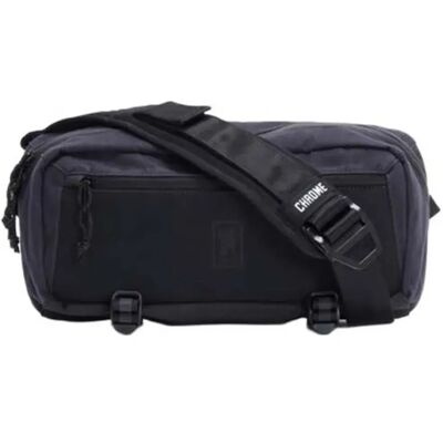 Chrome Bandolera Mini Kadet Black Canvas Leather One Size Chrome Bandolera Mini Kadet Black Canvas Leather One Size
