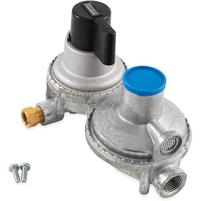 Camco Regulador De Propano De Doble Etapa Con Cambio Automático Grey 1/4´´ Camco Regulador De Propano De Doble Etapa Con Cambio Automático Grey 1/4´´