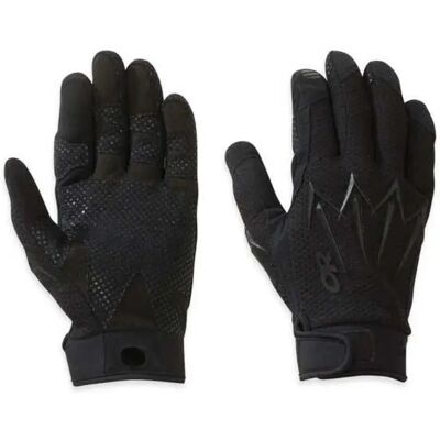 Outdoor Research Guantes Halberds All Black L Outdoor Research Guantes Halberds All Black L