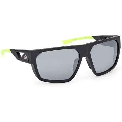 Adidas Gafas De Sol Polarizadas Sp0097 Matte Black 02C Smoke Mirror Adidas Gafas De Sol Polarizadas Sp0097 Matte Black 02C Smoke Mirror
