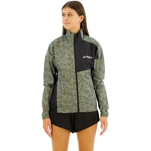 Adidas Chaqueta Terrex Trail Running Windbreaker Silver Green / Olive Strata M Adidas Chaqueta Terrex Trail Running Windbreaker Silver Green / Olive Strata M
